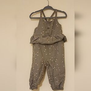 Joie Sage Green Floral Romper